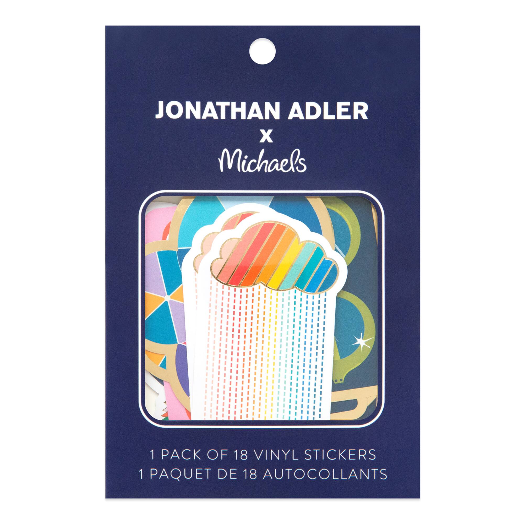 Jonathan Adler x Michaels Summer Sorbet Vinyl Stickers